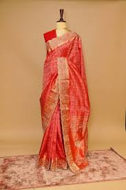 Red Banarasi sare - Image 2