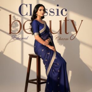 Silk fabric, royal look